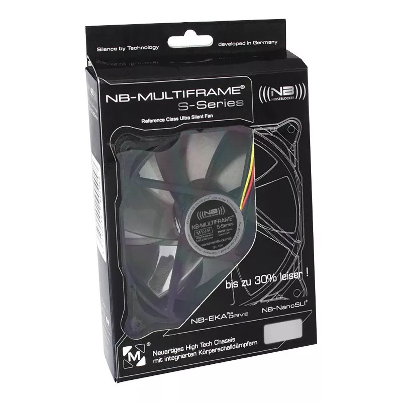 Noiseblocker Multiframe S-Series M12-P ITR-M12-P Gehäuselüfter, 120 mm, PWM