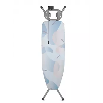 Bügelbrett in voller Größe VILEDA Bravo Plus 143032 — höhenverstellbar 80–97 cm, Bügelfläche 380×1200 mm, Stahlmesh-Tischplatte