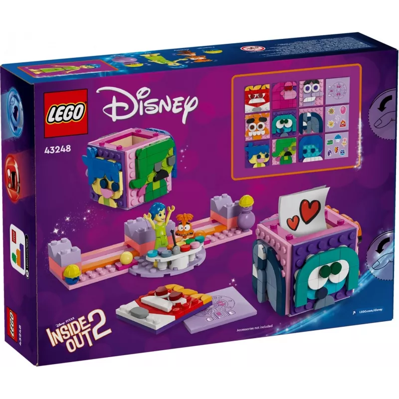 Bauspielzeug LEGO Disney Pixar Alles steht Kopf 2 Gefühlswürfel Set 43248