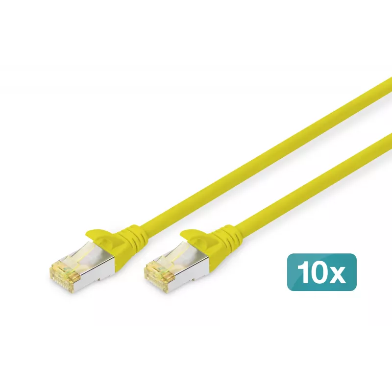 Digitus DK-1644-A-020-Y-10 Ethernet-Patchkabel Gelb