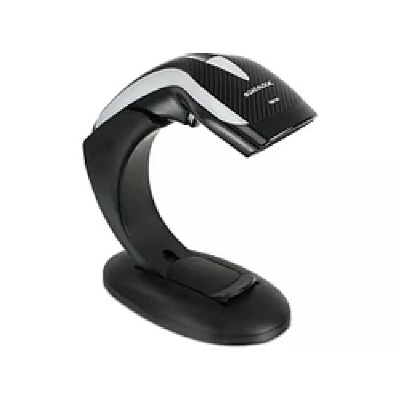 Datalogic Heron HD3130 Kit, 1D-Barcode-Scanner mit Ständer und USB-Kabel, Schwarz