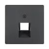 Berker 14076086 Mittelstück für UAE-Steckdose Q.1/Q.3, anthrazit, 10er-Pack