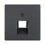 Berker 14076086 Mittelstück für UAE-Steckdose Q.1/Q.3, anthrazit, 10er-Pack