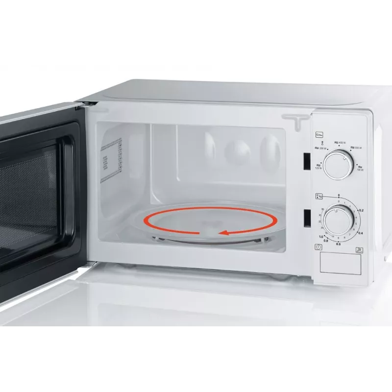 Severin MW 7770 Mikrowelle Weiß Solo-Mikrowelle Tischgerät 20 L 700 W