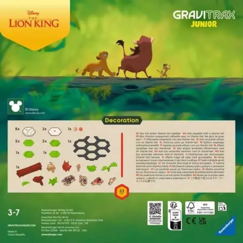 GraviTrax Junior Erweiterung König der Löwen, Eisenbahn