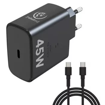 Rebeltec Fast Charger USB-C RBLAKT00026 45W für Notebooks und Telefone