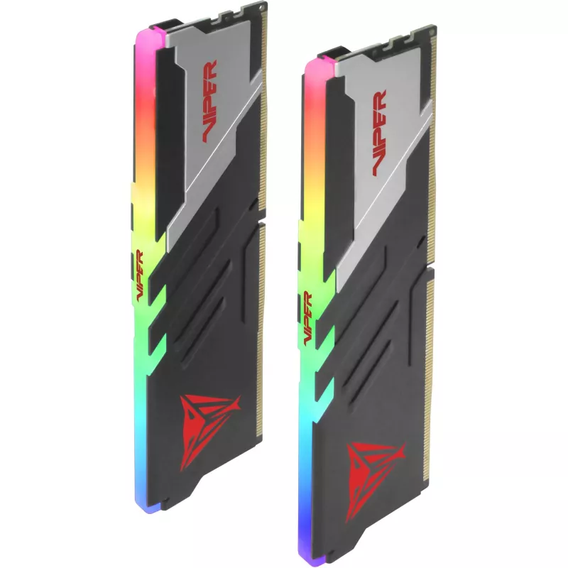 Patriot Viper Venom RGB PVVR532G720C34K DDR5-7200 32 GB (2x 16 GB) CL34 Arbeitsspeicher-Kit, Intel XMP 3.0, Schwarz