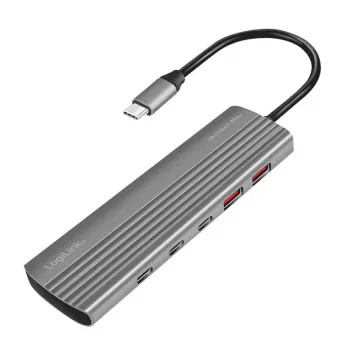 Ultra-slimmer USB 3.2 Hub 2xUSB-A, 8xUSB-C, PD, 100W