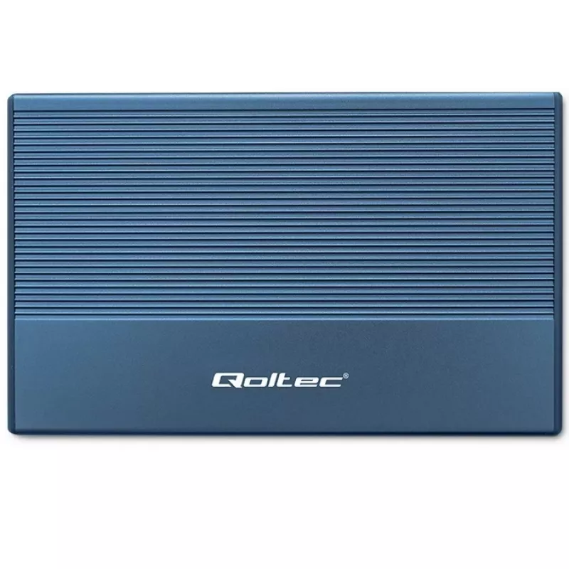 Externes 2,5 Zoll SSD/HDD-Gehäuse QOLTEC 52276 USB 3.0 SATA bis zu 2 TB