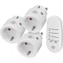 Brennenstuhl Comfort-Line Mini 3+1 Funksteckdosen-Set, Weiß