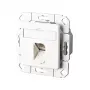 METZ CONNECT E-DAT - Anschlussdose, Unterputz - RJ-45 - Reinweiß, RAL 9010 (130C371102-I)