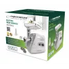 Esperanza EKM012E Meatball elektrischer Fleischwolf, 600 W, 3 Lochscheiben, Aufsätze für Wurst und Kebbe, grau