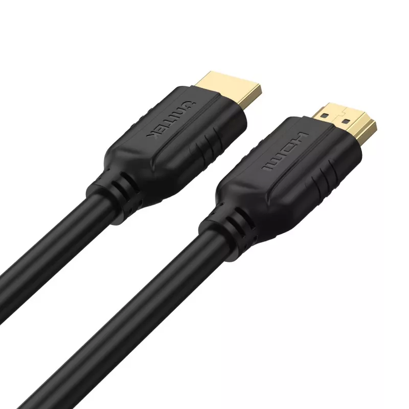 Unitek C11079BK-1.5M HDMI-2.0-Kabel, 4K 60 Hz, HDMI Typ A Stecker auf Typ A Stecker, 1,5 m, Schwarz