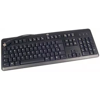 HP 672647-043 Tastatur Büro USB QWERTZ Deutsch Schwarz
