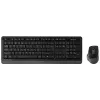 A4Tech FStyler FG1035 kabelloses Tastatur-Maus-Set, 2,4G, Grau