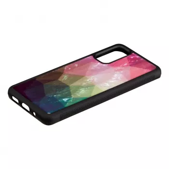 Schutzhülle iKins für Samsung Galaxy S20 – Wasserblumenmuster, schwarz