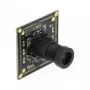 Delock 96397 USB 2.0 Kameramodul, 0,92 MP, Global Shutter, 36° Festfokus, Schwarz/Weiß