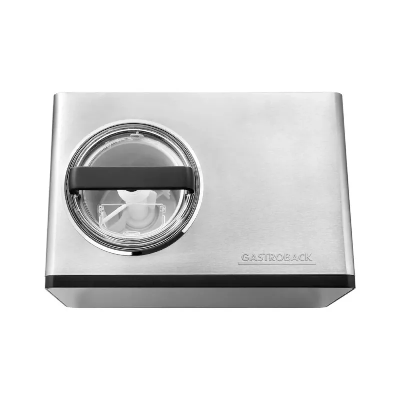 Traditionelle Eismaschine Gastroback Design Advanced Control 1,5 L 150 W Schwarz Satin steel