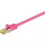 Netzwerkkabel Goobay RJ-45 CAT7 5m Magenta S/FTP