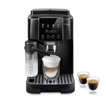 Kombi-Kaffeemaschine De’Longhi Magnifica ECAM220.60.B — 1,8 l Wassertank, 250 g Bohnenbehälter, Keramikmahlwerk, schwarz