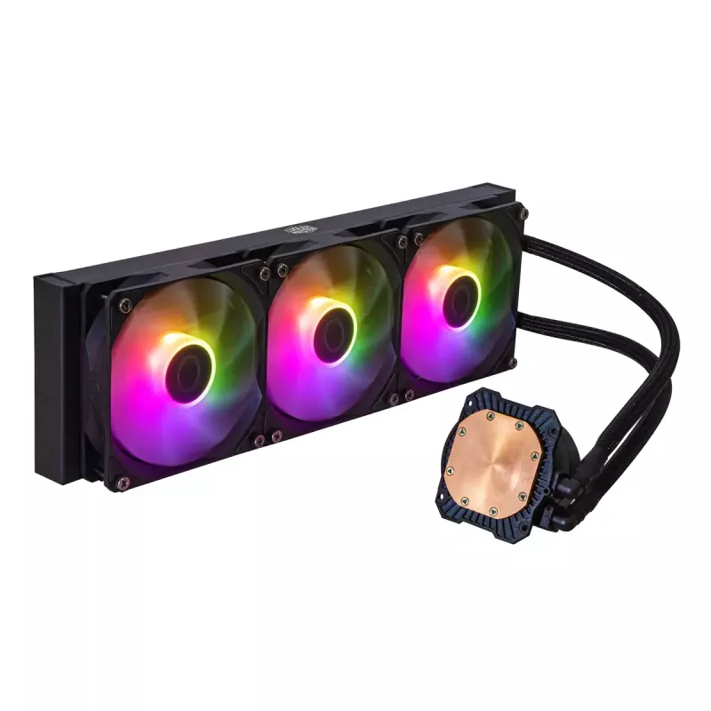 Flüssigkeitskühlungsset Cooler Master MasterLiquid 360L Core ARGB 12 cm Schwarz