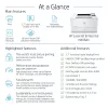 HP LaserJet Enterprise M406dn, Laser, 1200 x 1200 DPI, A4, 38 ppm, Duplexdruck, Netzwerkbereit