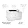 HP LaserJet Enterprise M406dn, Laser, 1200 x 1200 DPI, A4, 38 ppm, Duplexdruck, Netzwerkbereit