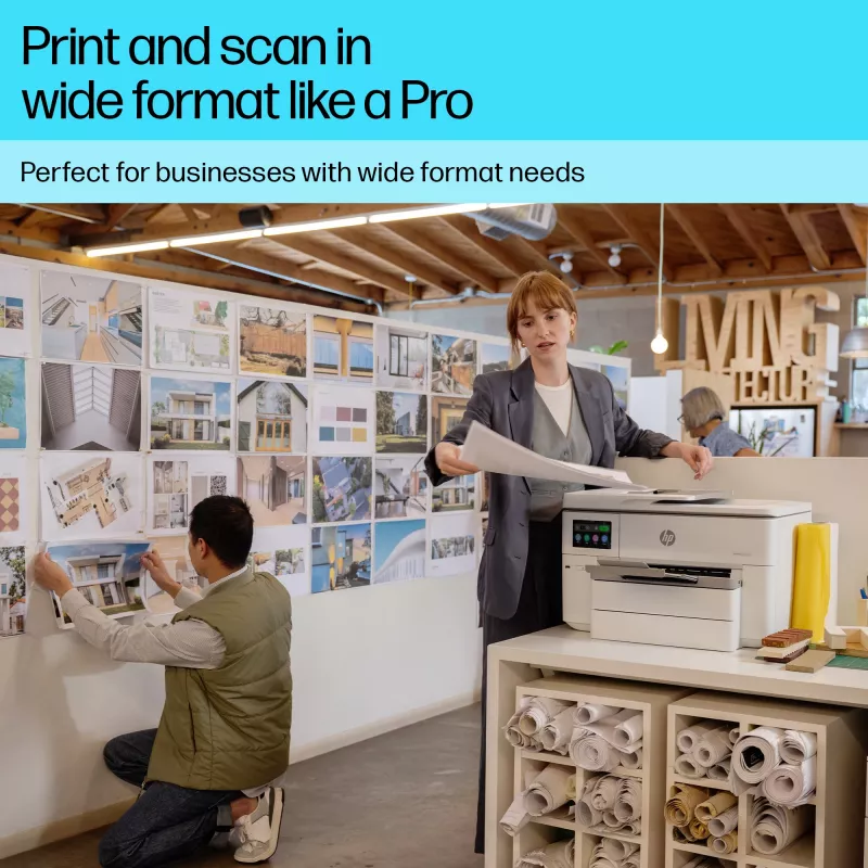 HP OfficeJet Pro 9730e kabelloser All-in-One-Farbdrucker, Instant Ink; beidseitiger Druck