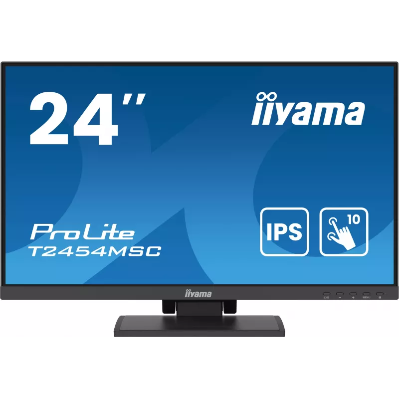 iiyama ProLite T2454MSC-B2AG Computer-Monitor 60,5 cm (23,8 Zoll) 1920 x 1080 Pixel Full HD LED Touchscreen Multi-User Schwarz