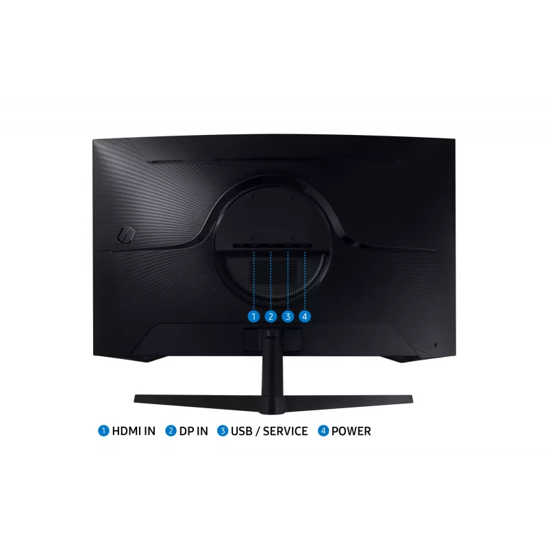 Samsung S32CG554EU Computermonitor 81,3 cm (32 Zoll) 2560 x 1440 Pixel Wide Quad HD LED Schwarz