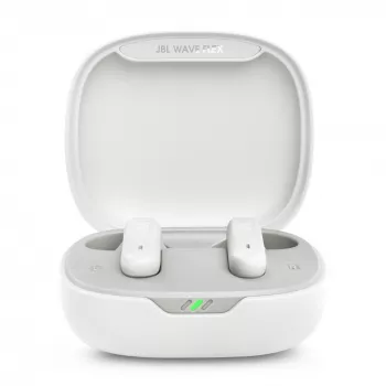 JBL Wave Flex 2 Headset Kabellos In-Ear Anrufe/Musik USB Typ-C Weiß