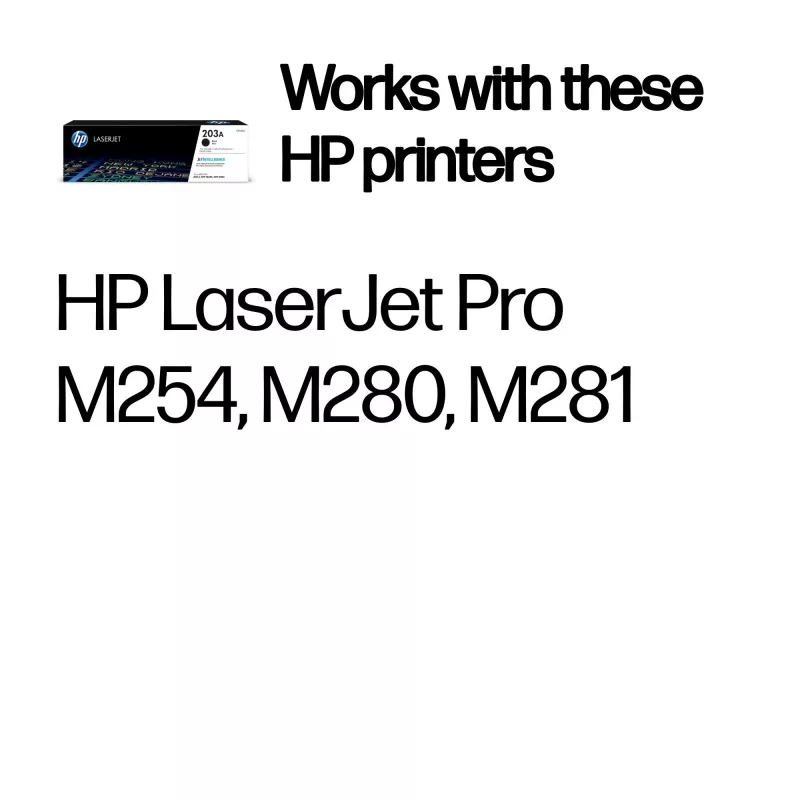Toner-Kartusche HP Toner Schwarz 203A M254DW 1,4K CF540A