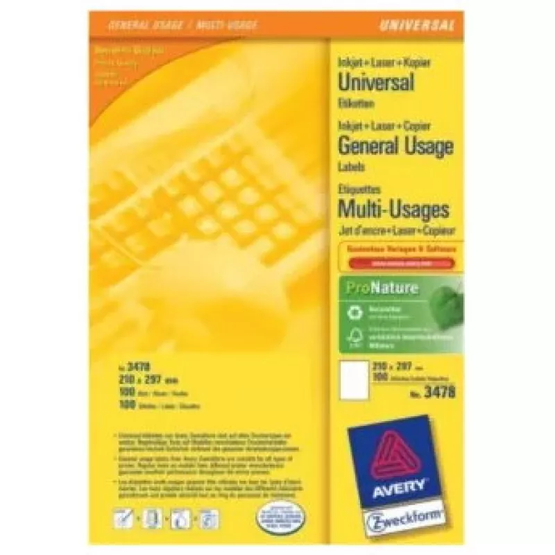 Multi-Function Labels Avery 3478