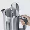 Elektrischer Wasserkocher Severin 1.7 L 3000 W Schwarz Edelstahl