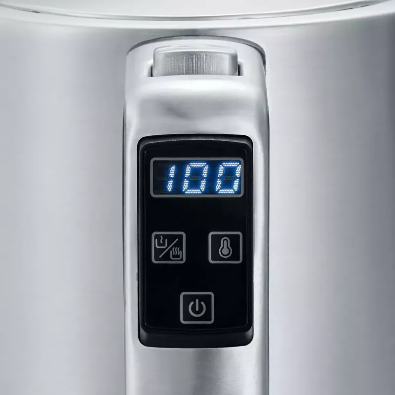 Elektrischer Wasserkocher Severin 1.7 L 3000 W Schwarz Edelstahl
