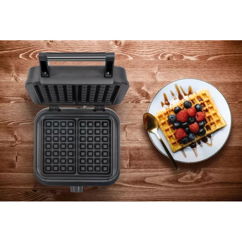 Waffeleisen Unold Belgisches Waffeleisen Brüssel 2 Waffeln Rechteckig Schwarz 1500 W