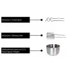 Handmixer Unold 78720 500 W Weiß Kunststoff Edelstahl