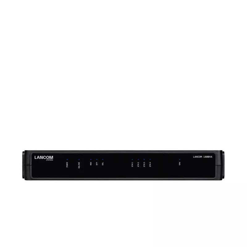 Gateway/Controller Lancom Systems 1800VA 10 100 1000 Mbit/s Schwarz