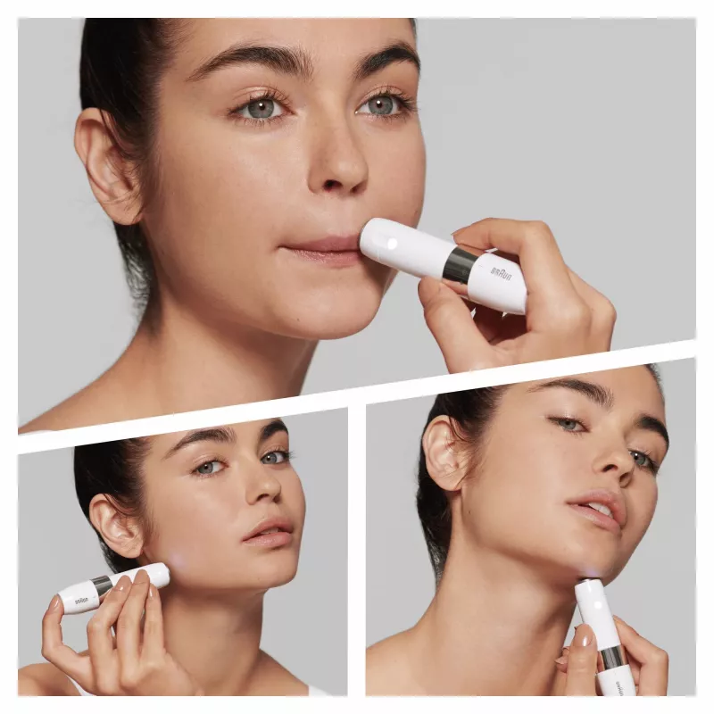 Braun Face FS1000 Mini-Gesichtshaarentferner für Damen - Weiß
