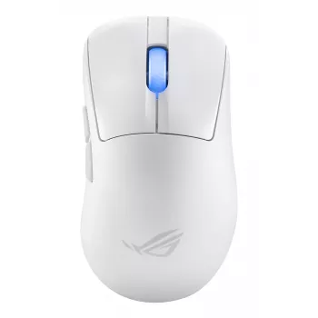 ASUS ROG Keris II Ace Wireless AimPoint White Maus Gaming Rechtshändig RF Wireless + Bluetooth + USB Typ-A Optisch 42000 DPI