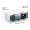 BenQ TK710 Standard-Beamer 3200 ANSI Lumen DLP UHD 4K (3840x2160) 3D Schwarz, Weiß