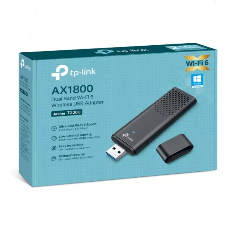 TP-Link Archer AX1800 Dualband-Wi-Fi-6-USB-Adapter