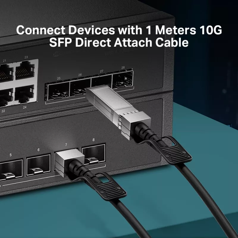 TP-Link 1M Direct Attach SFP+ Kabel für 10 Gigabit Verbindungen
