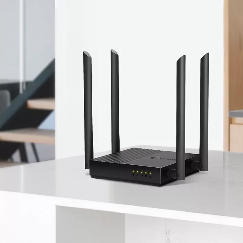 TP-Link Archer C64 WLAN-Router Gigabit-Ethernet Dual-Band (2,4 GHz / 5 GHz) Schwarz
