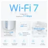 TP-Link BE9300 Whole Home Mesh Wi-Fi 7 System (Tri-Band)