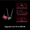 TP-Link AXE5400 Wi-Fi 6E Bluetooth 5.2 PCIe-Adapter, intern, Wireless, PCI Express, WLAN / Bluetooth, 5400 Mbit/s, Schwarz, Rot