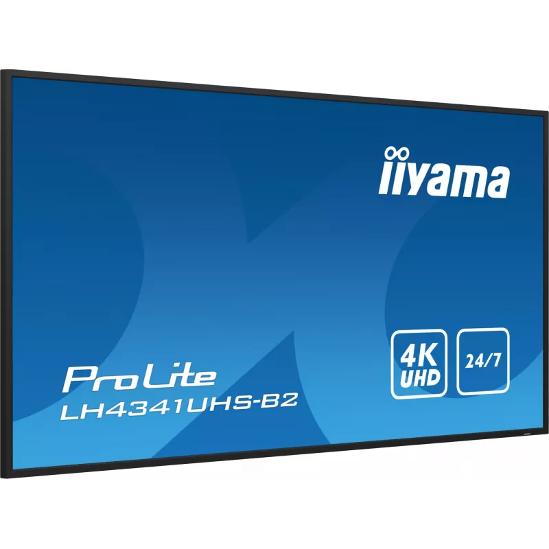 iiyama LH4341UHS-B2 Signage Display 108 cm (42,5 Zoll) LCD 500 cd/m² 4K Ultra HD Integrierter Prozessor Android 8.0 24/7