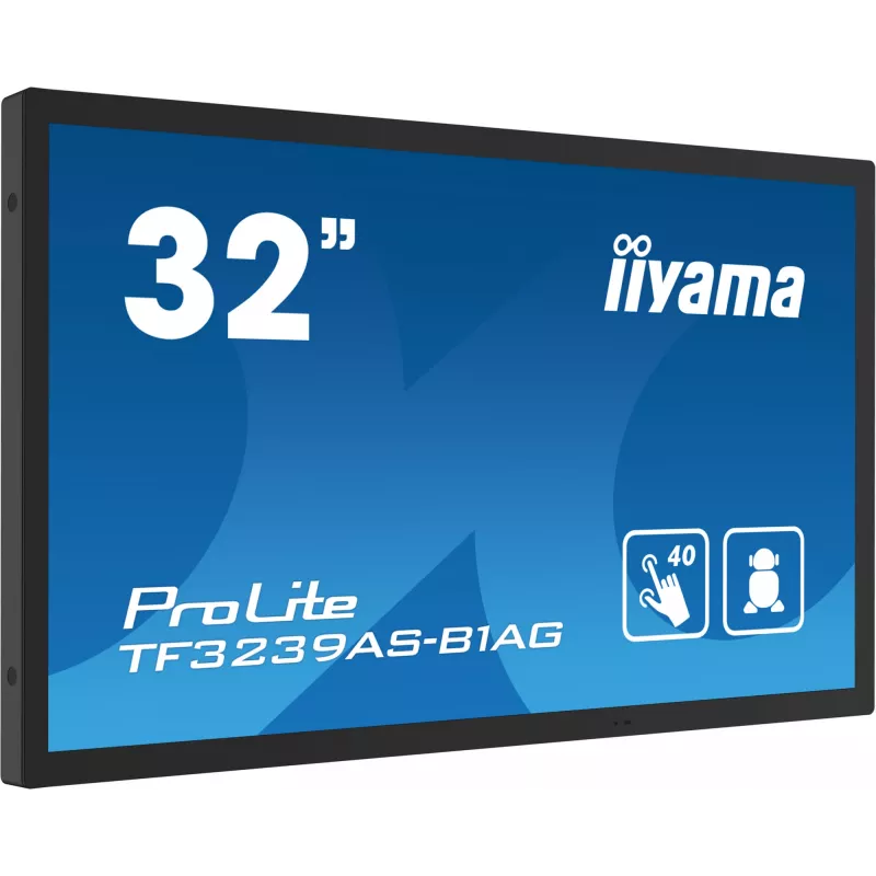 iiyama TF3239AS-B1AG Computermonitor 80 cm (31,5 Zoll) 1920 x 1080 Pixel Full HD LED Touchscreen Schwarz