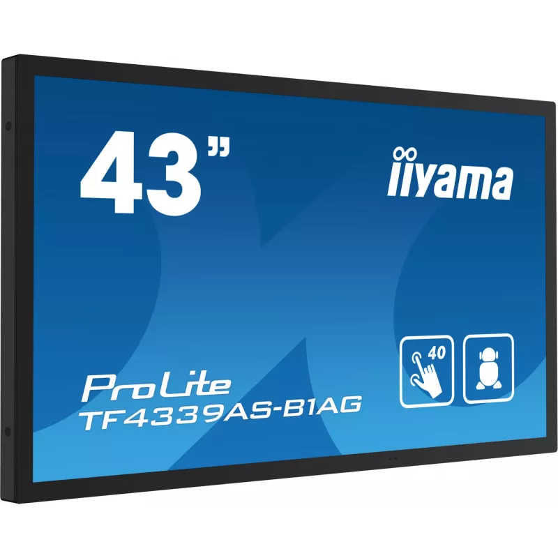 iiyama TF4339AS-B1AG Computermonitor 108 cm (42,5 Zoll) 3840 x 2160 Pixel 4K Ultra HD LED Touchscreen Schwarz