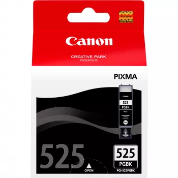 Canon PGI-525PGBK Pigment Schwarz Tintenpatrone, Schwarz, Pigmenttinte, 1 Stk., 341 Seiten